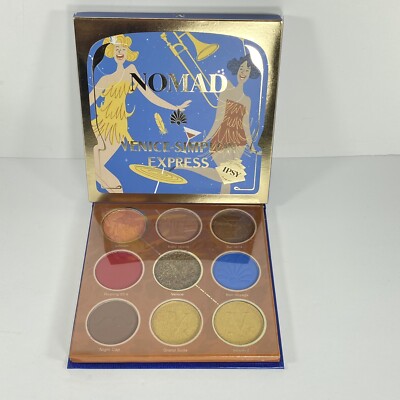 NOMAD Venice Simplon Express Eyeshadow Palette 9 Colors Browns Pinks New Eyes