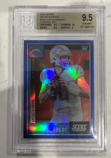 2020 Justin Herbert Rookie Score Artist’s Proof #443 BGS 9.5  Gem /35 blue prizm