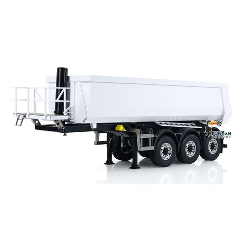 1/14 3 Axles Metal Hydraulic RC Dump Trailer for DIY TAMIYA Tractor Trucks Lorry - Picture 10 of 12