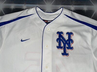 USED Nike New York Mets ユニフォーム New York Mets Pedro Martinez #45 Authentic Nike Jersey Men Sz