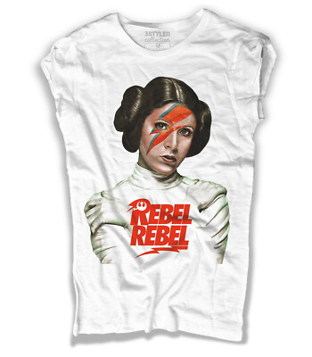 T-Shirt Damen Prinzessin Leila Leia Rebel Rebel