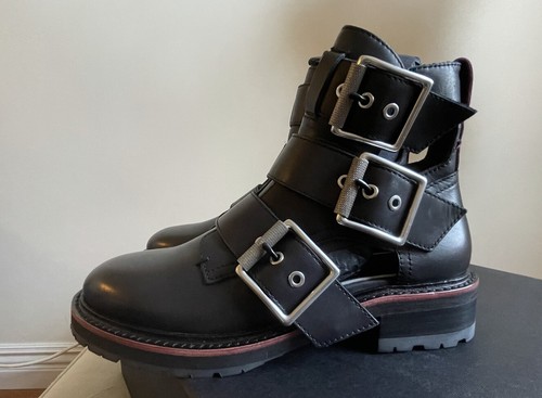 Rag \u0026 Bone Cannon Buckle II Boots Size 