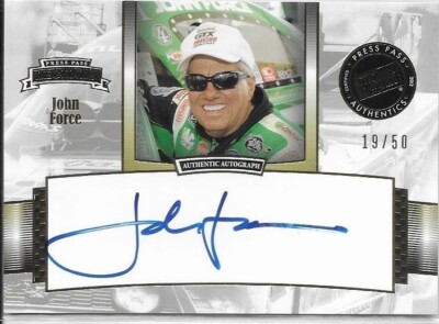 2012 Press Pass Legends John Force Autograph Auto 19/50 | eBay