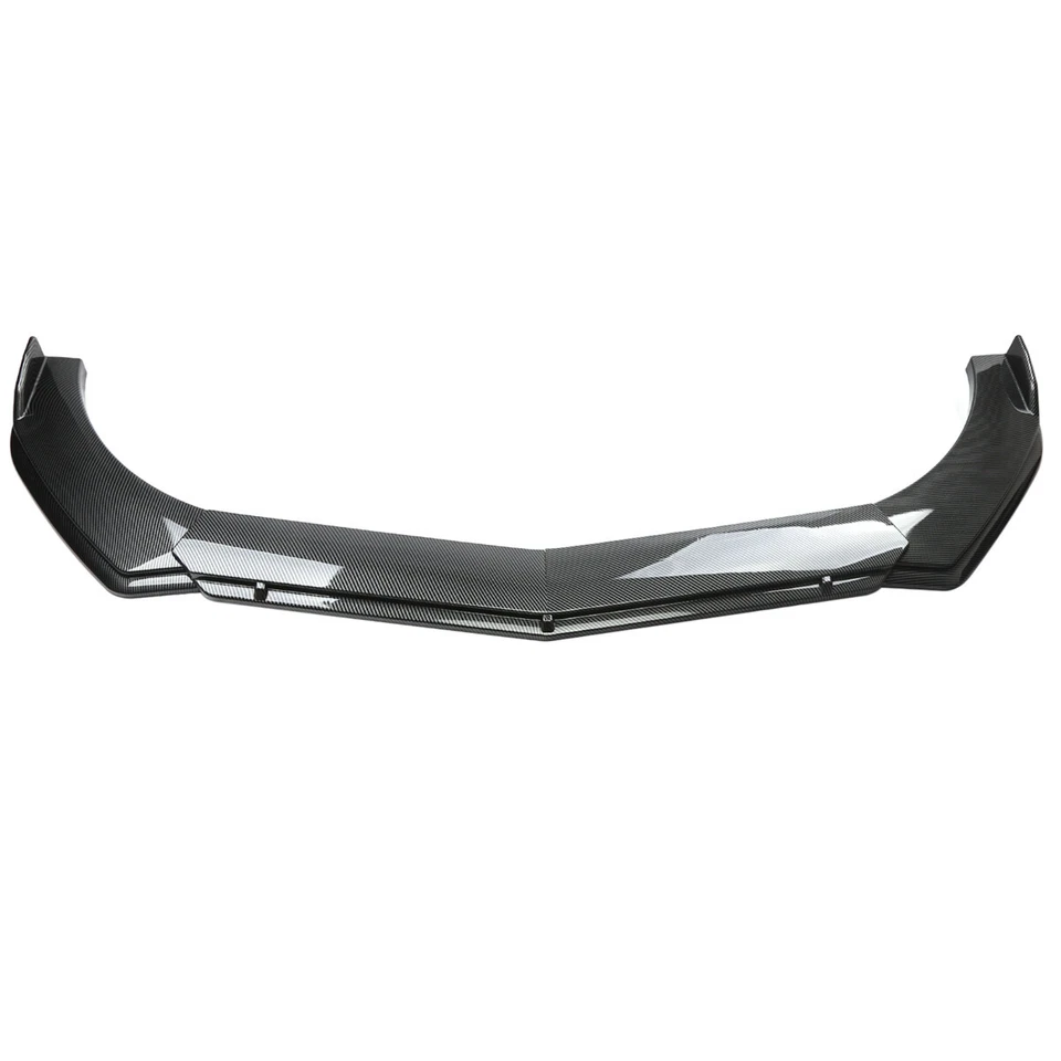 For Lincoln MKZ 2007-2020 Front Bumper Lip Splitter Spoiler Kit Carbon Fiber Foto 3 de 4