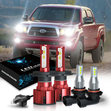 For Toyota Tacoma 2001-15 Combo Led Headlight Hilow Fog Light Bulbs 6000k
