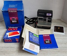 Vintage 1987 POLAROID SUN 600 LMS Instant Pictures Camera  Unopened 2 Pack Film
