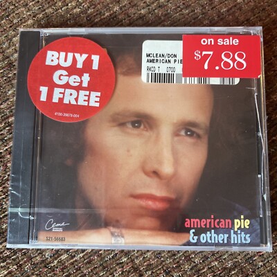 DON MCLEAN: AMERICAN PIE AND OTHER HITS CD. Cema S21-56683 NEW SEALED