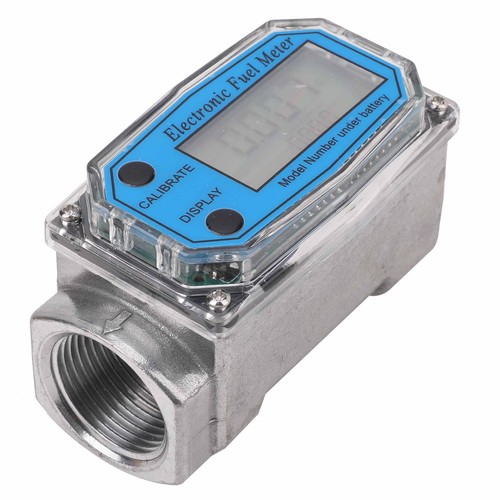 1/1.5/2 inch Digital Turbine Flow Meter LCD Display Flowmeter Oval Gear Flow AU - Picture 5 of 9