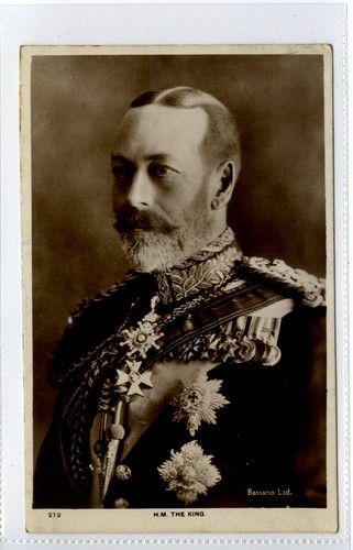 (Gc7287) RPPC, King George V, Royalty by Bassano c1920 - Bild 1 von 4