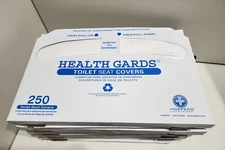 10 Packs Of 250 Hospeco Health Gards Disposable Toilet Seat Covers 2500 Total