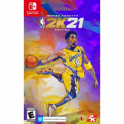 NBA Mamba Forever Edition Nintendo Switch Mamba Game - NBA 2K21 New Unopened