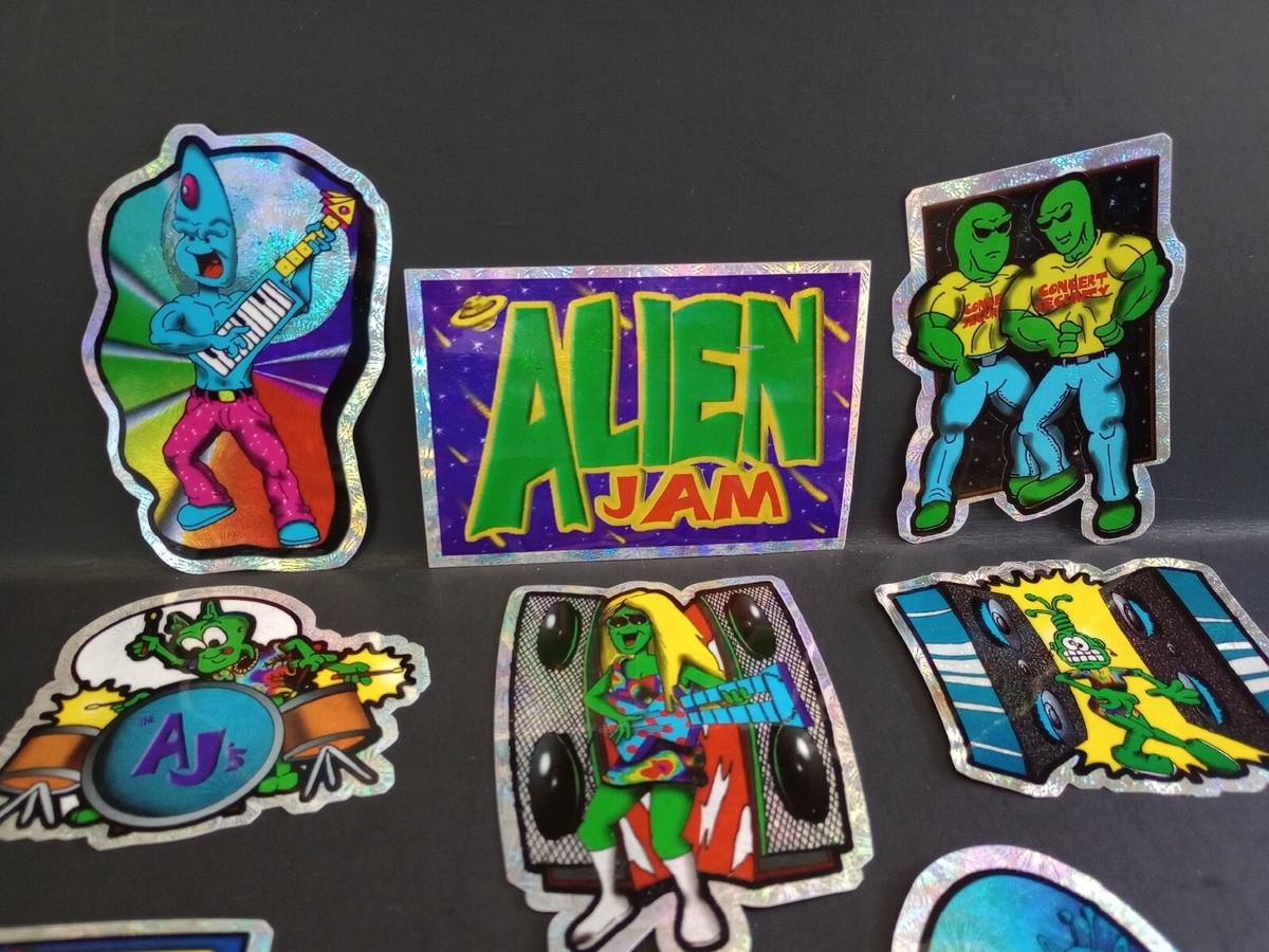 Vintage Sticker Lot 90s ALIENS PRISM Vending Machine Sticker