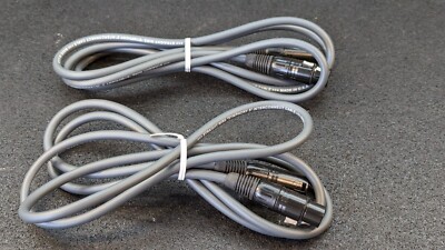  2 New  6 Feet XLR Male/Female Straight Wire Symphony 3 Interconnect Cable