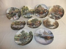 Wedgwood RURAL WATERS by Michael Herring collector plates + cert & box - 8M4C #