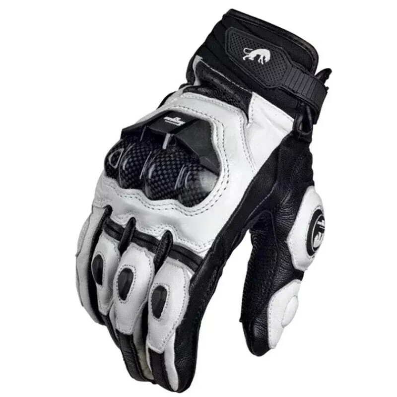 Gants moto cuir homme avec protections renforcées pour un confort maximal