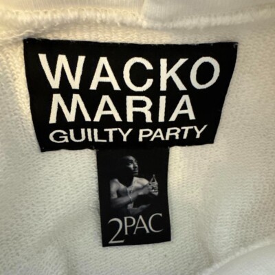 Wacko Maria 2Pac Heavy Weight Pullover Hooded Sweat Shirt Tupac