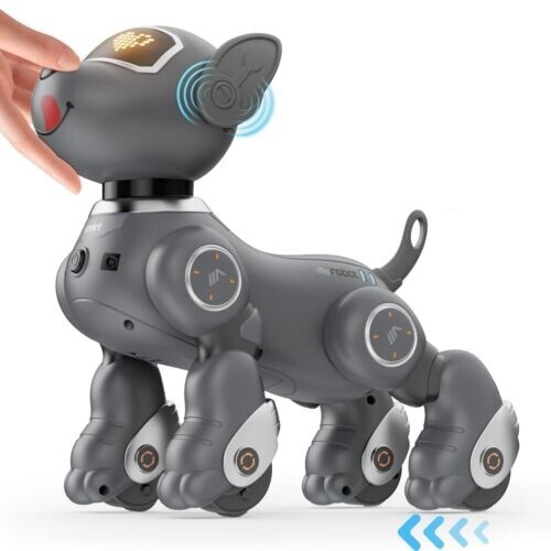 VATOS Remote Control Robot Dog Toy for Kids with Touch Sensors