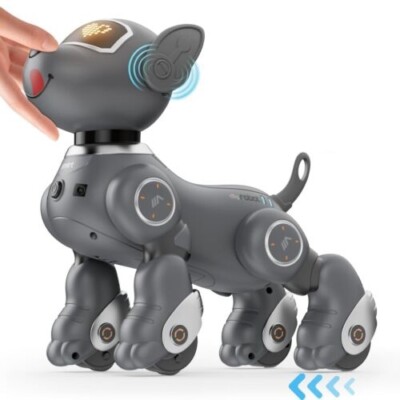 VATOS Remote Control Robot Dog Toy for Kids with Touch Sensors & 20+ Responses