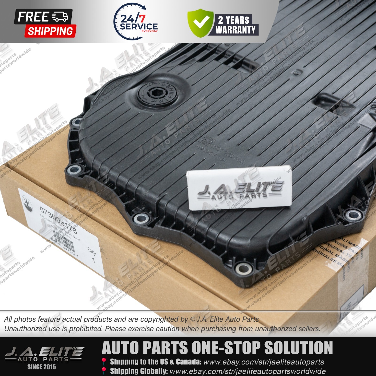 Genuine Auto Transmission Oil Sump fits Maserati Ghibli Quattroporte, 673003178