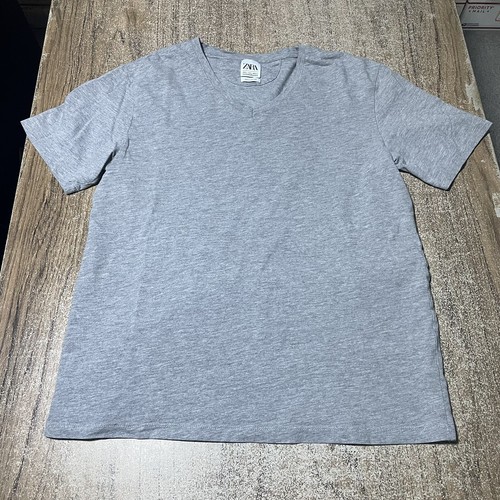 Zara Man Premium V Neck Tee Shirt Size 