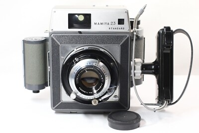 Mamiya 23 Standard Film Camera + Sekor 90mm F/3.5 Lens + Film Back Grip