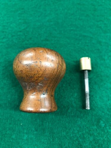 Orig. STANLEY Plane Parts - Early Rosewood Front Knob - Fits No. 3 - 8 & Bedrock