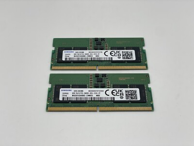 Samsung M425R1GB4BB0-CWM0D 8GB x 2 (Total 16GB) PC5-5600B SODIMM Memory ...