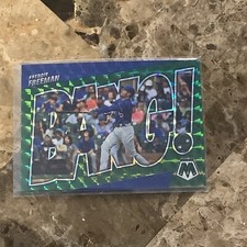 2022 Panini Mosaic - Bang! Green Mosaic Prizm #BG-11 Freddie Freeman B-18