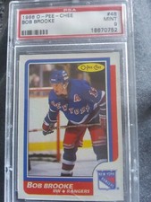 1986-87 O-pee-chee #48 Bob Brooke PSA 9
