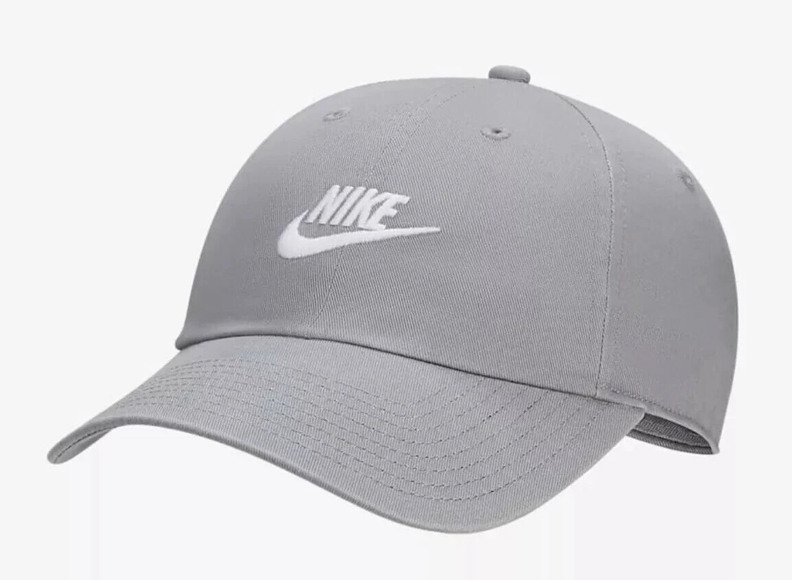 Nike Club Unstructured Futura Wash Cap Particle Grey M/L Unisex FB5368 073