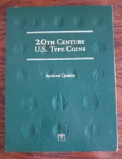LITTLETON Coin Collector's Album Archival Quality 20th Century US Type Coins