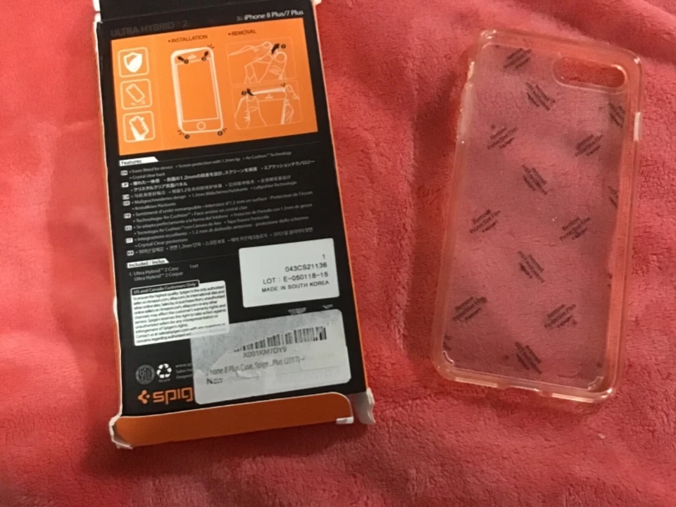 Funda Spigen iPhone 8 Plus 7 Plus Nueva Cristal Rosa  Foto 3 de 3