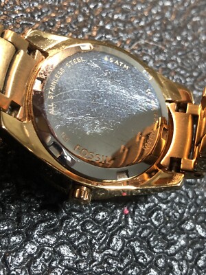 Fossil Gold Mesh Women\'s Watch with Iridescent Dial Fossil Women main image 2