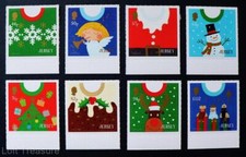 Jersey Stamps "Christmas 2018 - Christmas Jumpers" MNH Selvedge 8v Mint Set 2018