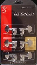 Grover 102C  Original Rotomatic Tuners 3 +3 Chrome Finish