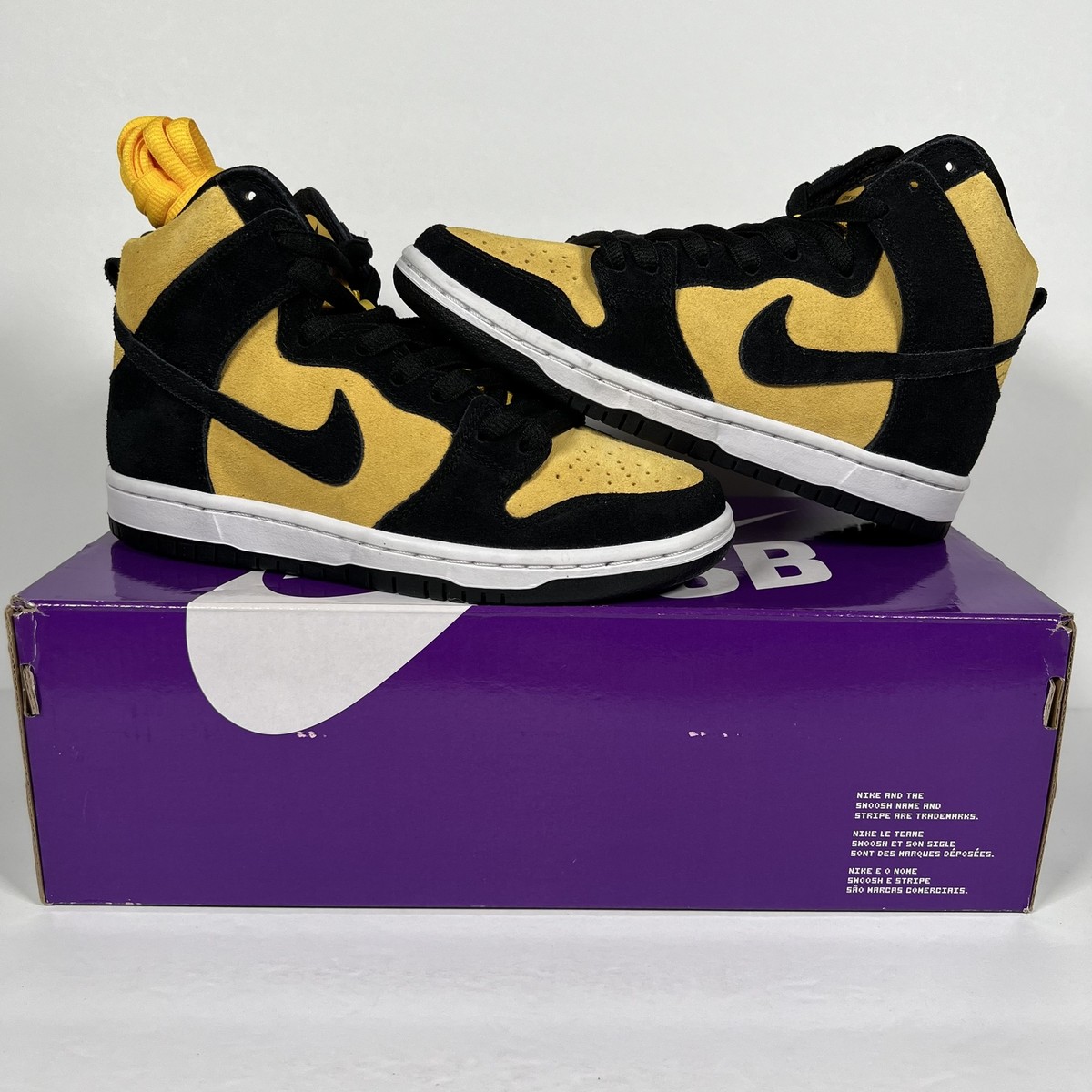 dunk sb high reverse goldenrod