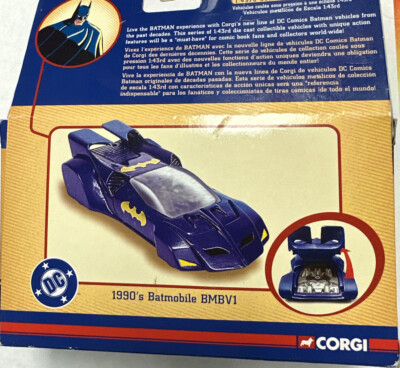 Corgi 1/43 scale Batman BATMOBILE 1950 Diecast MIB, 2000 | eBay