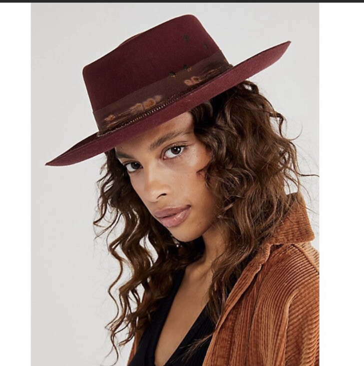 Mossant Brown Wide-Brim Felt Fedora Hat MOSSANT Roundtop Brimmed Felt Hat By in Brown | Lyst main image 4