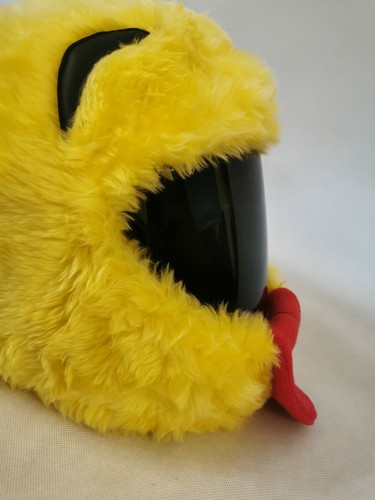MOTORRADABDECKUNG MOTORRAD LUSTIGE HEEDS COVER VERRÜCKT EMOJI HELM ABDECKUNGEN KAPPE HEEDS - Bild 4 von 6