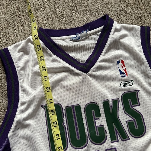 Vintage Reebok TJ FORD #11 Signed Auto Milwaukee Bucks Jersey Youth M Giannis - Picture 8 of 8