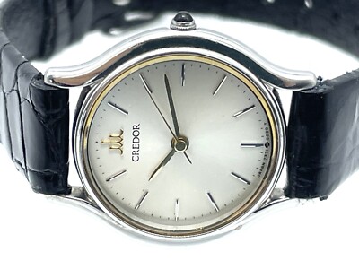 Montre Seiko Credor 7371-0020 – Quartz Acier – Cadran Argent – Pour Femme – Occasion Avec Garantie 12 Mois