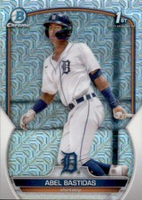 2023 BOWMAN 1ST CHROME MOJO REFRACTOR CARD DETROIT TIGERS ABEL BASTIDAS #BCP-113