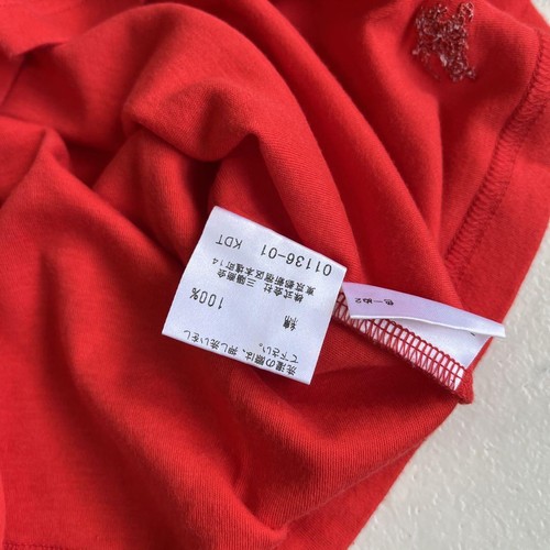 Burberry Blue Label Nova Check T-Shirt Cotton Red 38/US:S Authentic - Picture 8 of 24