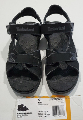 Timberland Adventure Seeker Strap Sandal Black Boys Size 5 M Juniors