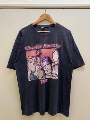 Charlie Brown Jr Band graphic short sleeve black color shirt Men Women