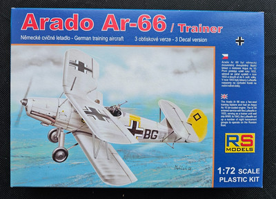 rs92059/ RS Models - Arado Ar-66 ''Trainer''   1:72 - TOPP MODELL