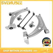 Front Lower Control Arms Suspension Kit Sway Bar for VW CC Passat 06-10 Tiguan