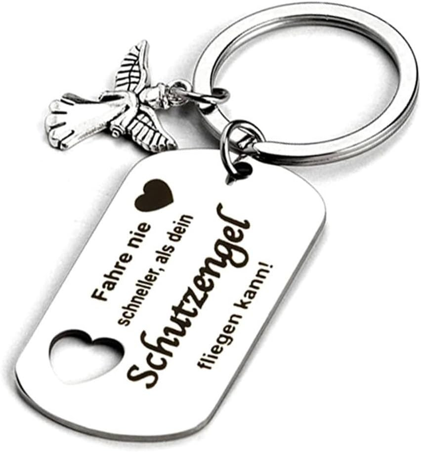 Schutzengel schlüsselanhänger Führerschein bestanden Geschenk Auto Männer Frauen