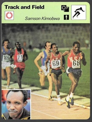 1977-79 Sportscasters - Series 78 Samson Kimobwa #78-01 Geneva