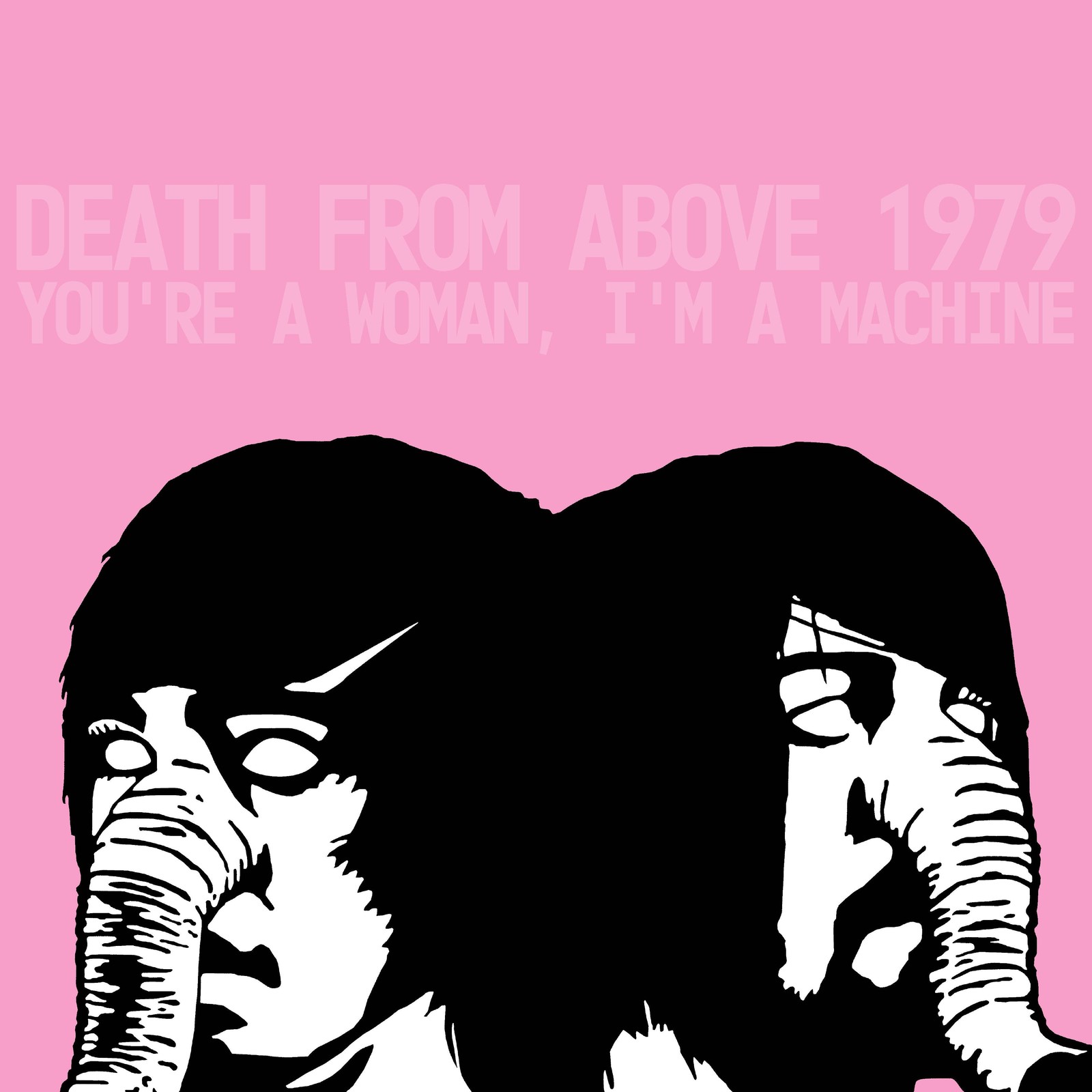 Death From Above 1979 - You're a Woman I'm A Machine Clear w Pink Splatter Vinyl